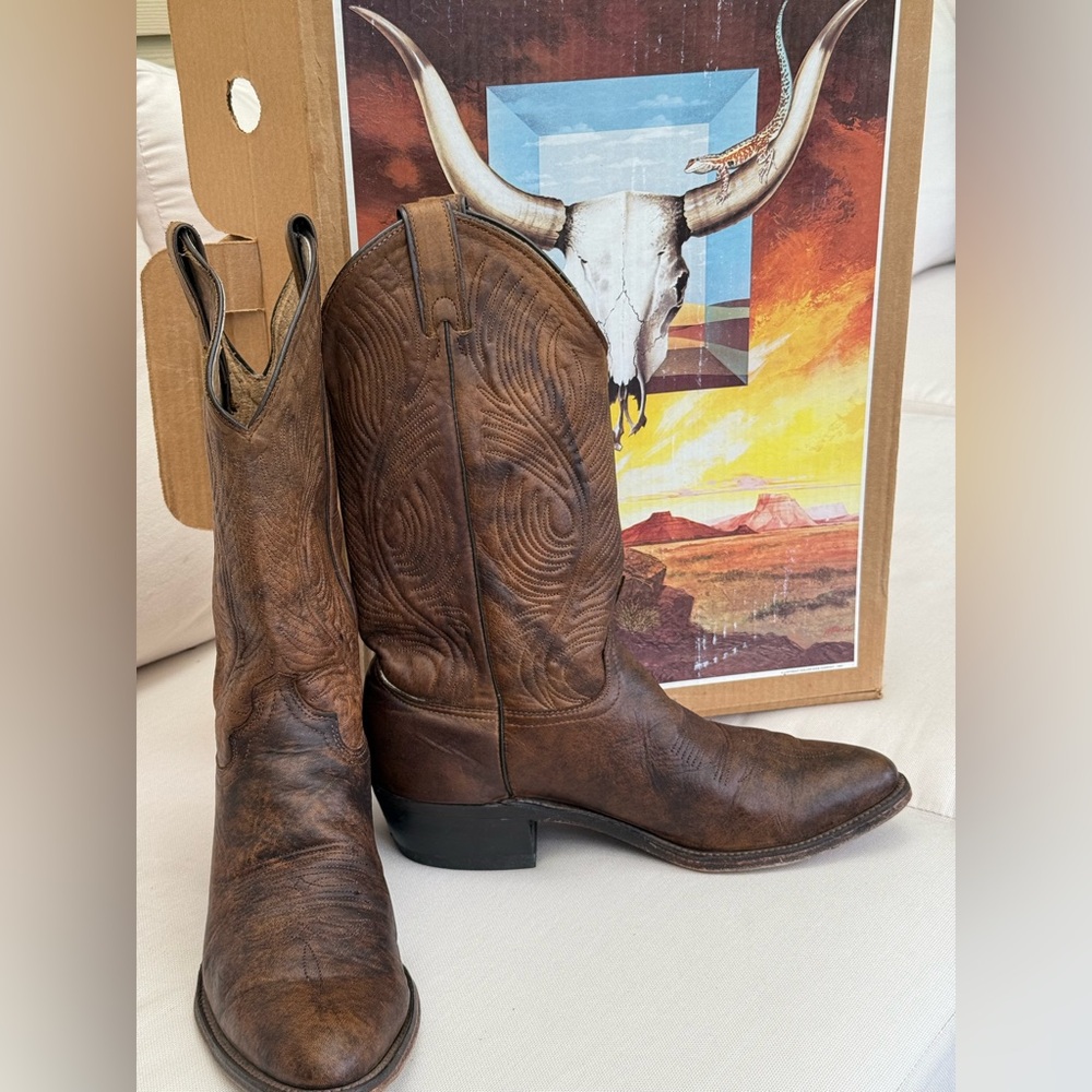 Abilene Women's Cowhide Western Boots Size 9.5 EE Cowgirl